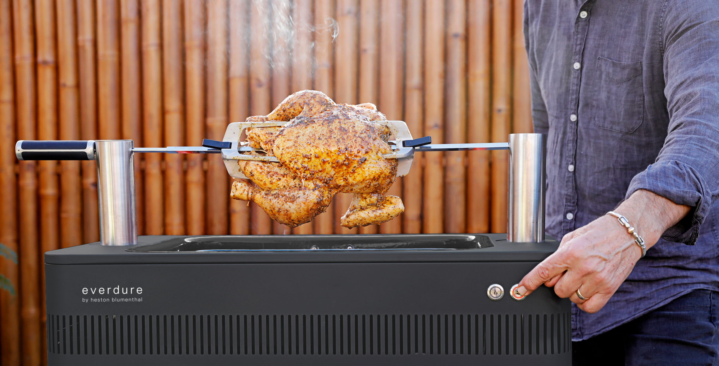 Matte Black FUSION Chicken Rotisserie Cropped