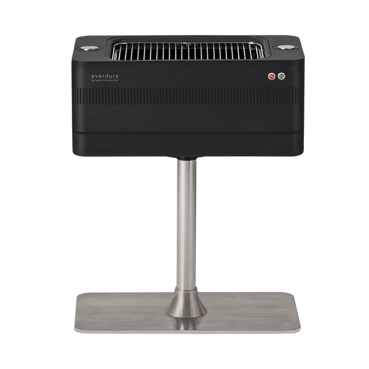 Matte Black FUSION with Pedestal and Grill View