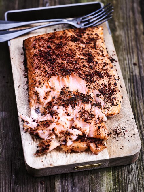 Hot Smoked Salmon with Aromatic Spices
