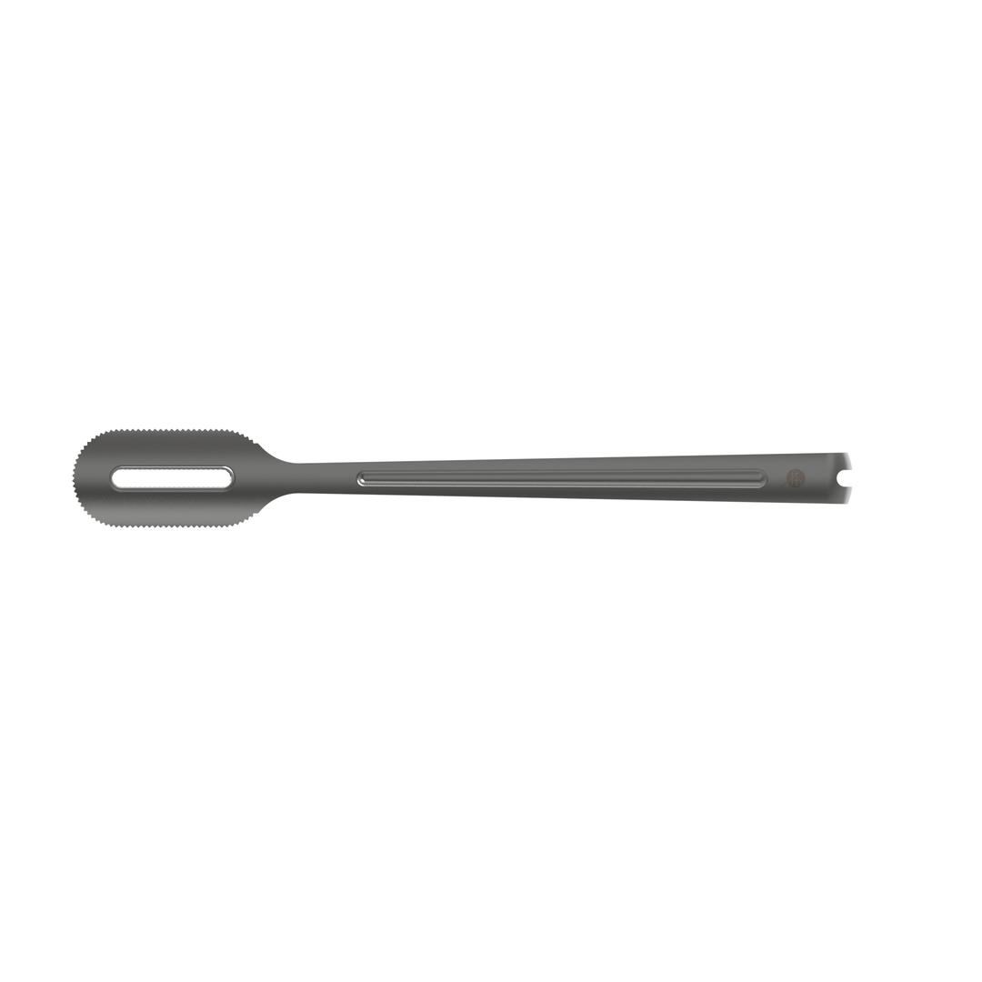 Charcoal & Wood Chip Tongs Titanium Coated
