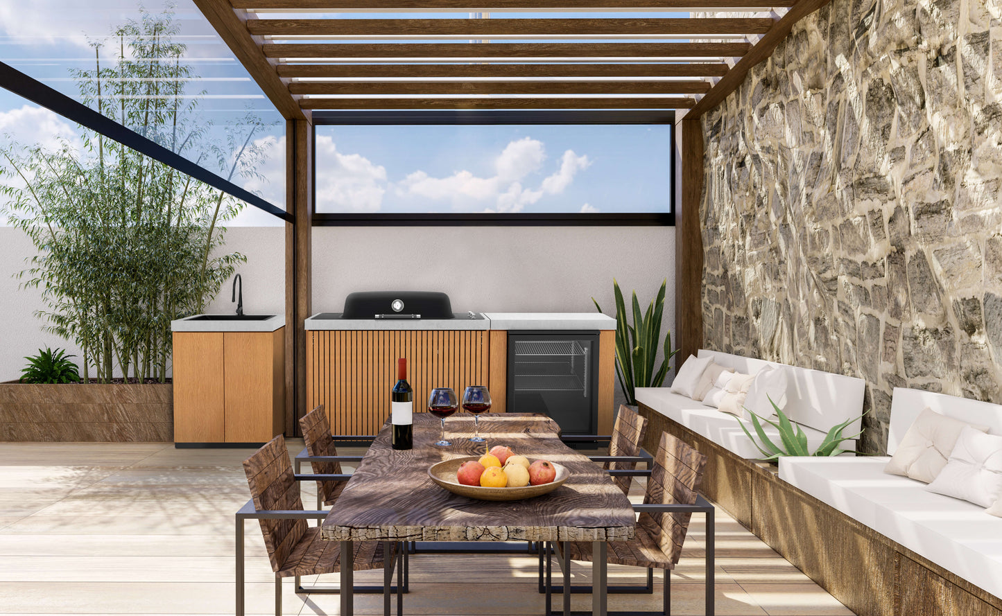 Seabreeze Timber Aesthetic Outdoor Kitchen