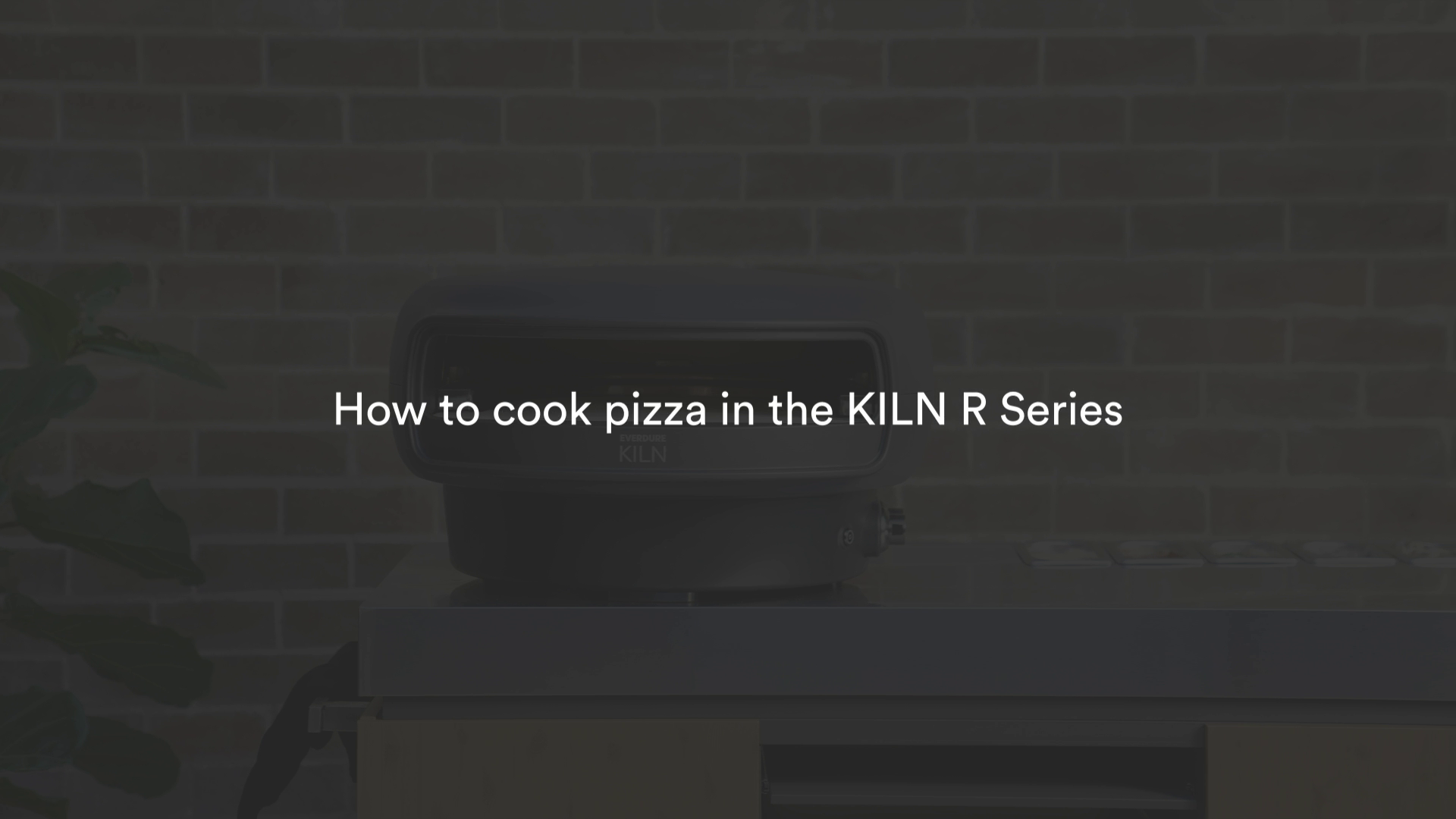 Load video: Cook pizza in your KILN R Series