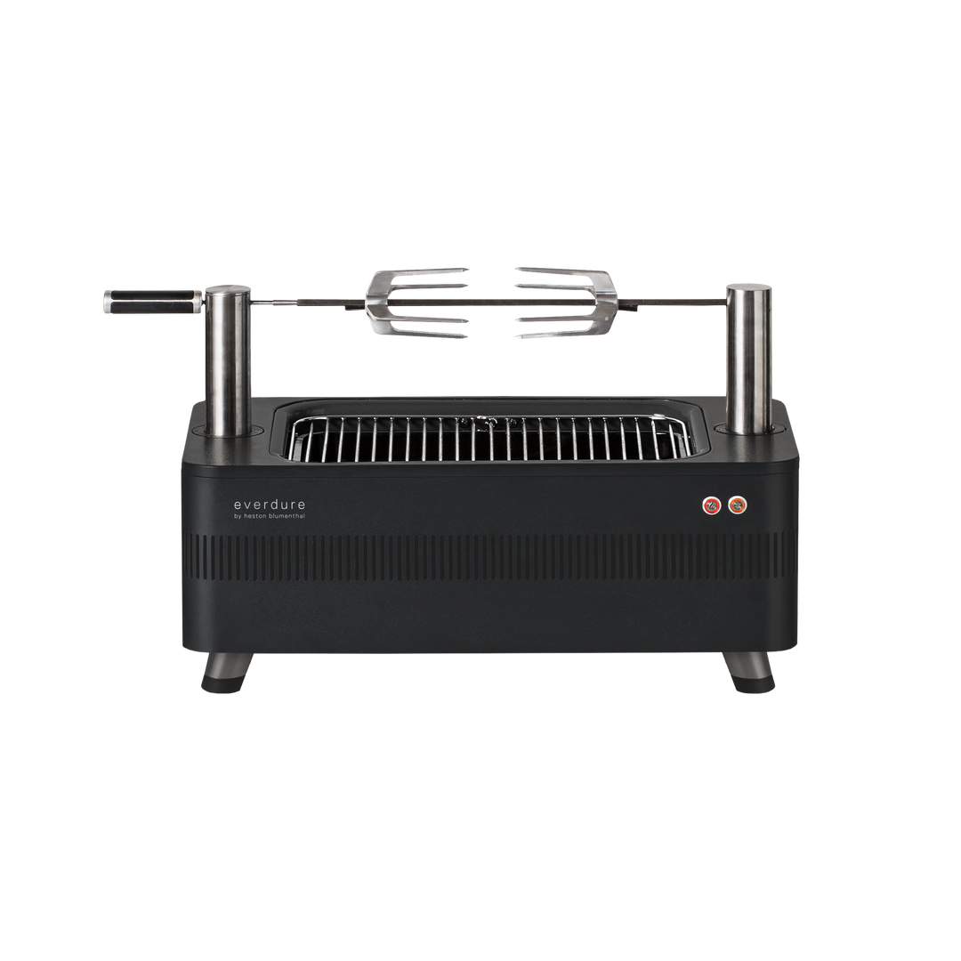 Matte Black FUSION No Pedestal with Rotisserie