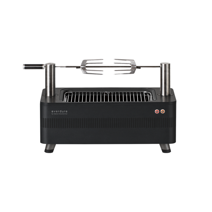 Matte Black FUSION No Pedestal with Rotisserie
