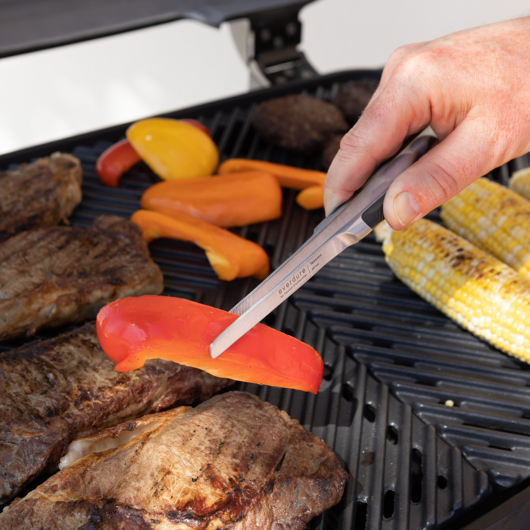 Premium Tweezers LARGE on FURNACE BBQ