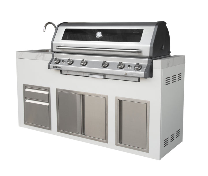 NBLPC-17 Brighton 6 Burner Built In BBQ