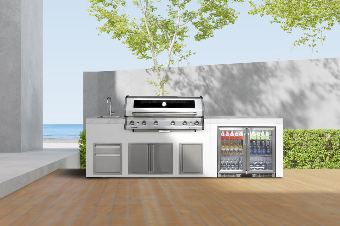 Double Door Beverage Cooler