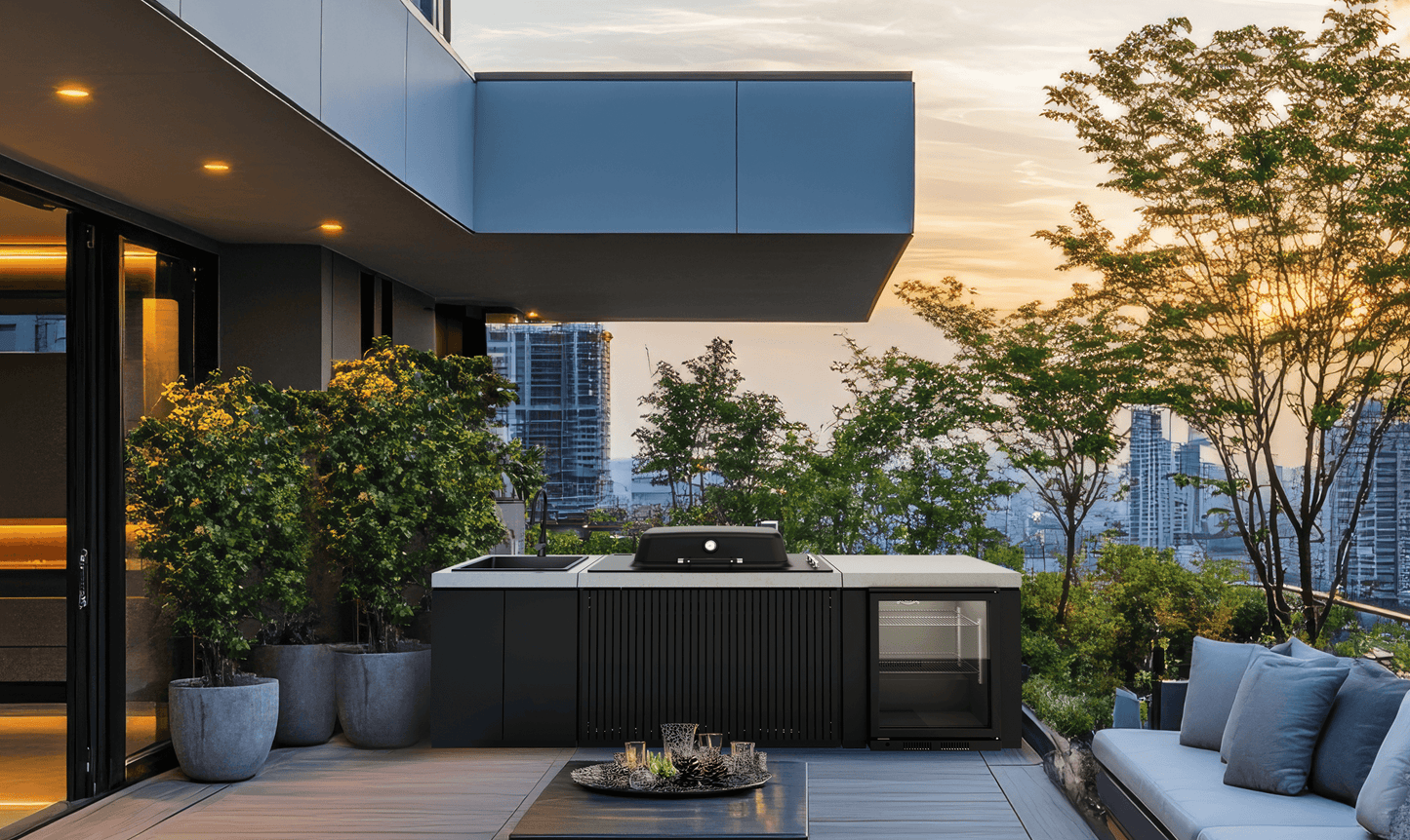 Seabreeze Charcoal Aesthetic Outdoor Kitchen